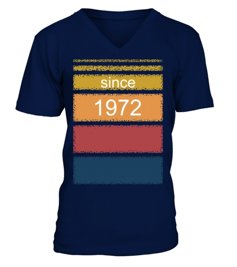 Retro-Vintage since 1972 V-Neck T-shirt