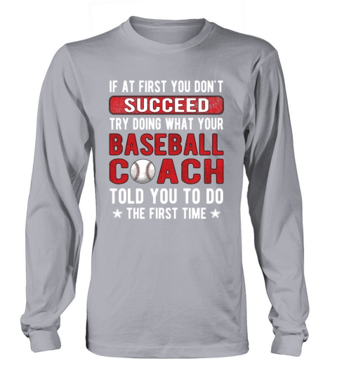 Proud Baseball Coach Gifts Baseball Coaching Women's Long Sleeve