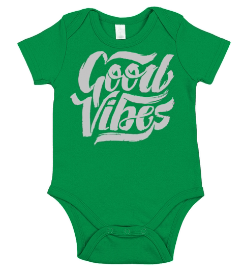 Good Vibes Short Sleeve Baby One-Piece