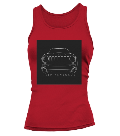 Jeep Renegade - stencil Tank top Woman