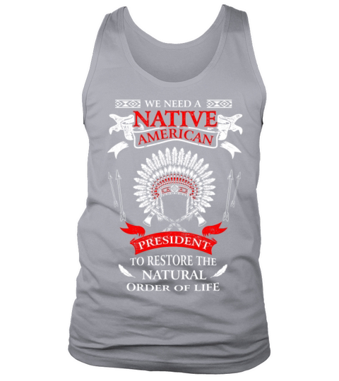 Native american - To restore the natural order tee Men's Tank Top
