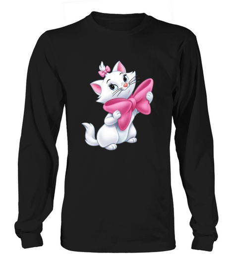 Marie Cat Cartoon Aristocats Kitty Girls Plush Long sleeved Unisex