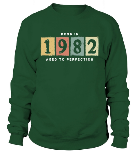 1982 Birthday vintage Gift Idea Men's Sweatshirt