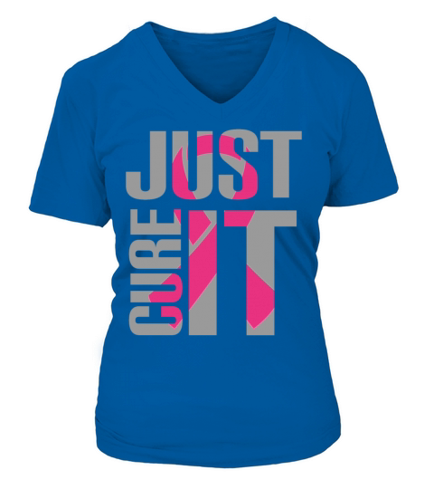 Breast Cancer Awareness Shirt Women's V-Neck T-shirt