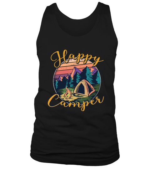 Happy Camper Tshirt Men's Tank Top