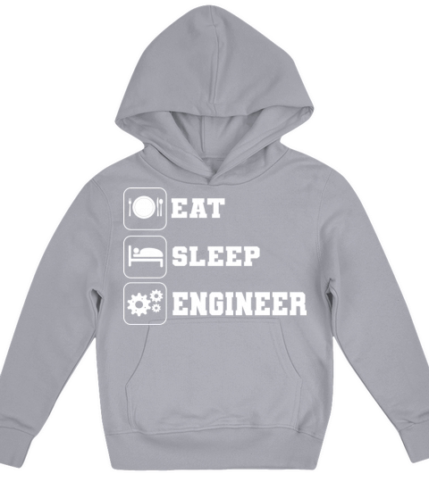 Eat Sleep Engineer Relax Person Gift Kids Hoodie