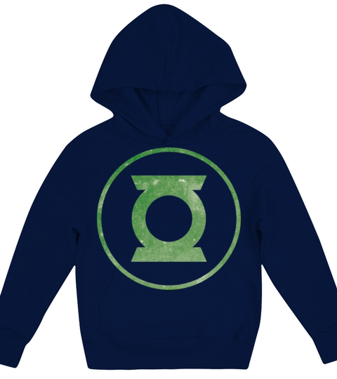 Justice League Green Lantern Logo Kids Hoodie