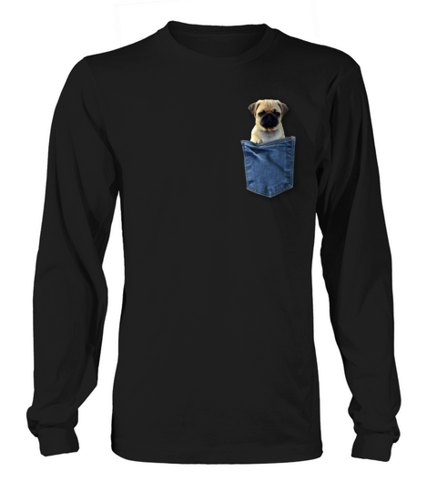 pug in my pocket Women's Long Sleeve