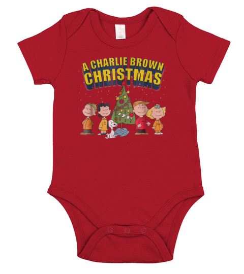 Peanuts Charlie Brown Christmas Special Short Sleeve Baby One-Piece