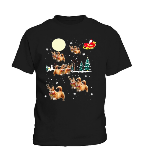 Corgi Christmas Kids T-Shirt