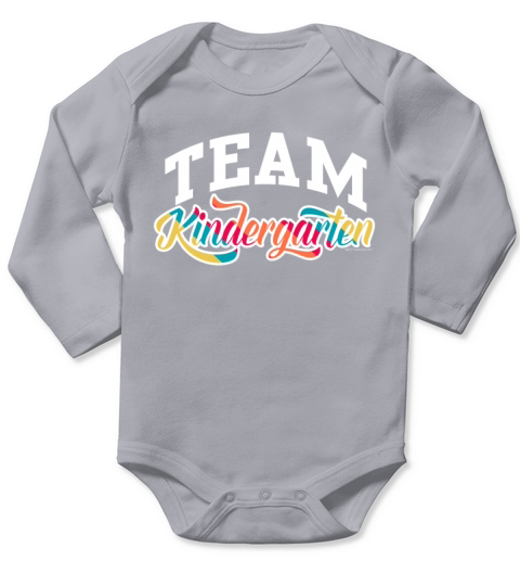 Team Kindergarten Teacher Long Sleeve Baby One-Piece