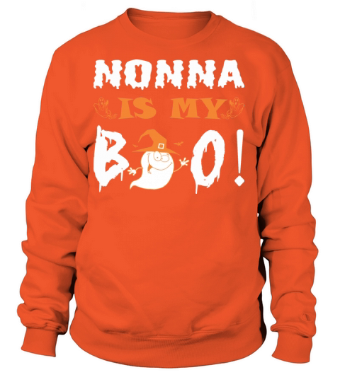 Nonna Is My Boo Happy Halloween Women's Sweatshirt