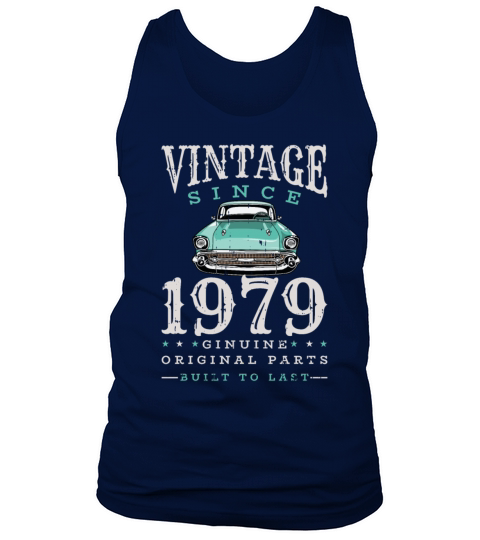 1979 Vintage born in Retro age Birthday gift idea Men's Tank Top