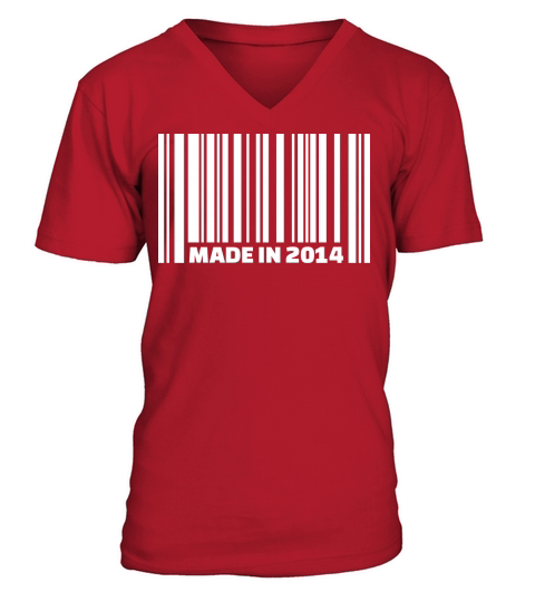 2014 Men's V-Neck T-shirt