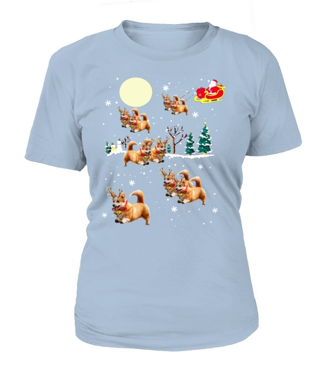 Corgi Christmas T-Shirt Woman