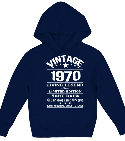 VINTAGE 1970 Kids Hoodie