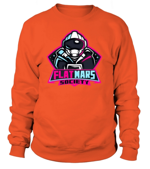 Flat Mars Society Flat Earth Gift Women's Sweatshirt