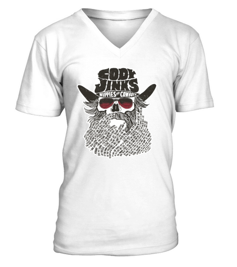 Cody Jinks Hippies And Cowboys V-Neck T-shirt