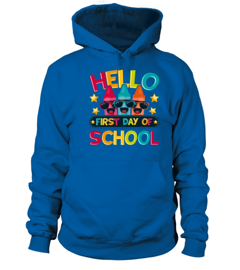 Hello First Day Of School Women's Hoodie