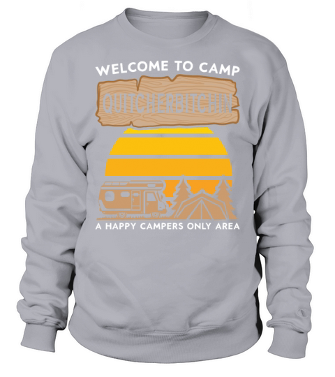 Camping Motorhome Welcome To Camp Men's Sweatshirt