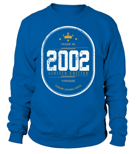 Made In 2002 Limited Edition Vintage Women's Sweatshirt