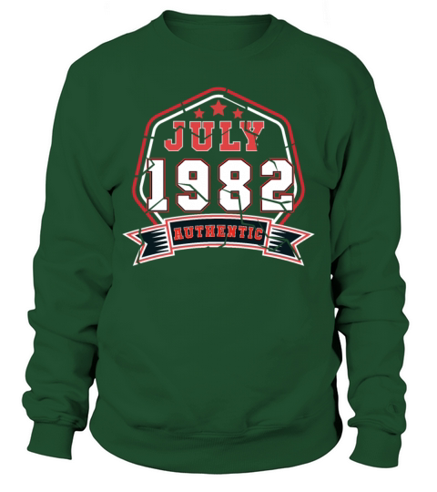 July 1982 Vintage Gift Idea Men's Sweatshirt
