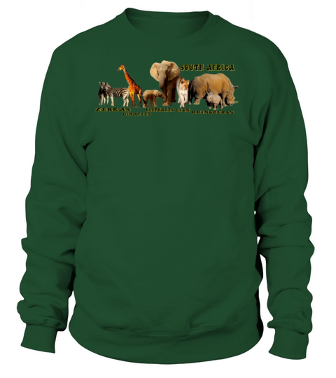 South African Wildlife Collage II Women's Sweatshirt