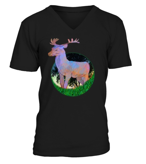 Merry Christmas Reindeer Men's V-Neck T-shirt