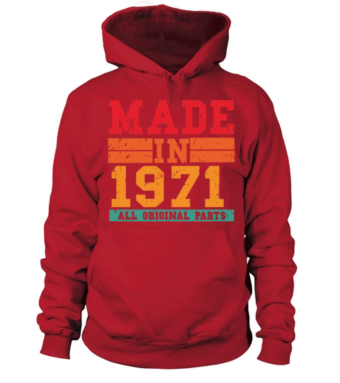 1971 Birthday Vintage Saying Women's Hoodie