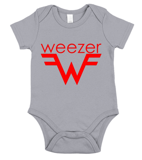 Retro Weezer Rock Band Short Sleeve Baby One-Piece