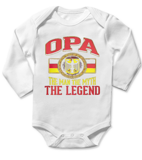 German - Opa Legend Shirt! Long Sleeve Baby One-Piece