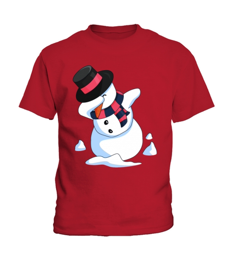 Dabbing Snowman Kids T-Shirt