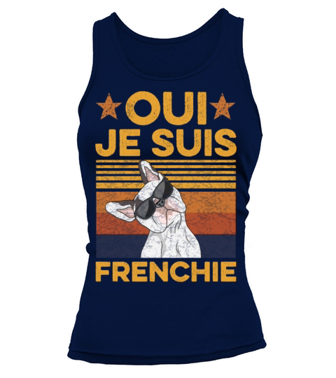 Oui - je suis frenchie Quote for a French Bulldog Women's Tank Top