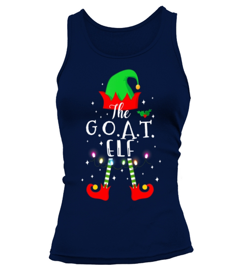 GOAT Elf Matching Family Group Christmas Women's Tank Top