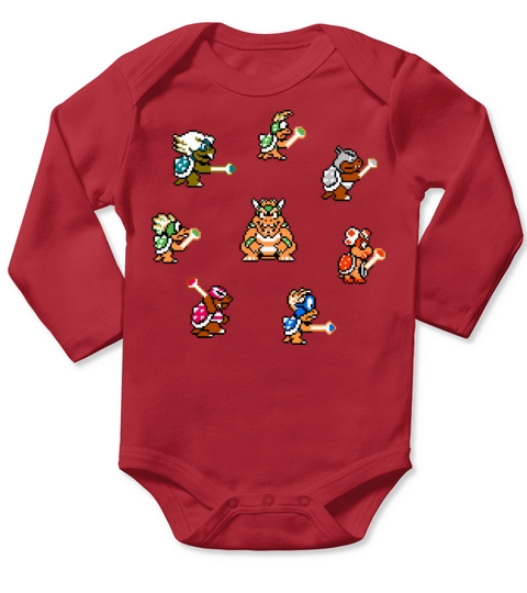 Koopalings Long Sleeve Baby One-Piece