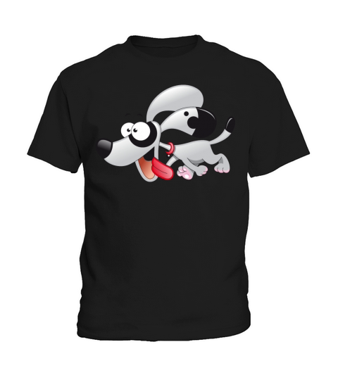 Funny cartoon dog 2 Kids T-Shirt