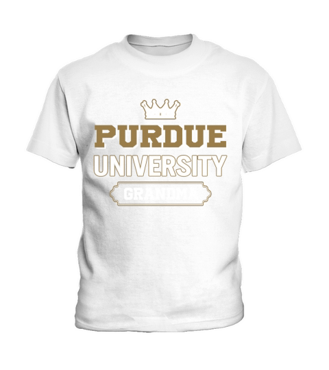 Purdue University Grandma Great Gift For Grandparents Kids T-Shirt