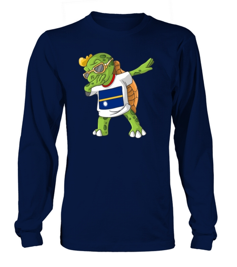 Nauru Dabbing Turtle Women's Long Sleeve