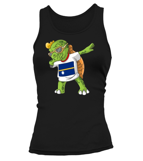 Nauru Dabbing Turtle Women's Tank Top