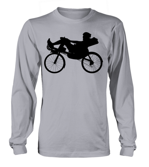 Recumbent Bicycle Bike Cyclist Cycle Biking Women's Long Sleeve