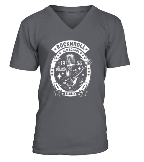 Rockabilly Vintage 1950s Sock Hop Dance Swing Doo Wop 50s V-Neck T-shirt