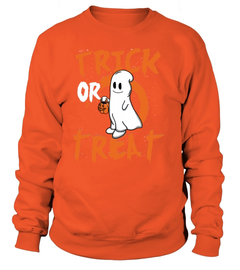 Ghost - trick or treat Halloween Women's Sweatshirt