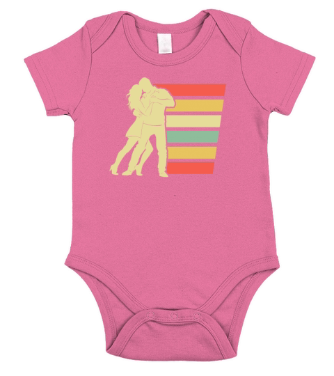 Retro Dance Dancer Vintage Dancing Short Sleeve Baby One-Piece