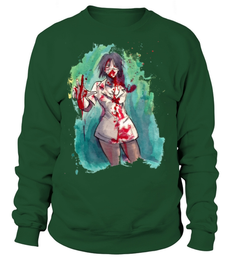 Zombie Nurse Girl Women's Sweatshirt