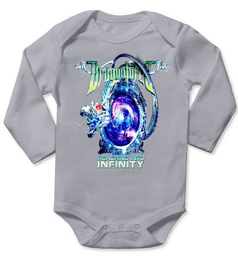 Us Dragonforce Reaching Into Infinity Album Art Long Sleeve Baby One-Piece