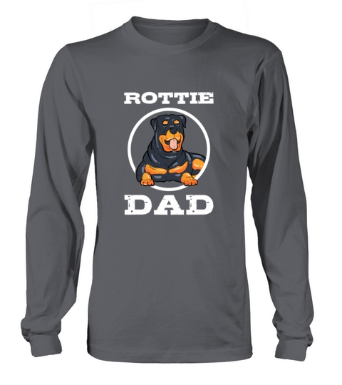 Rottie Dad Rottweiler Dog Owner Animal Father Gift Men's Long Sleeve