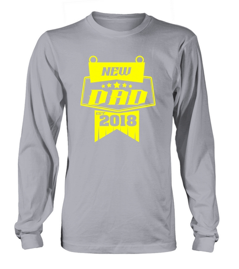 GIFT - NEW DAD EST 2018 Women's Long Sleeve