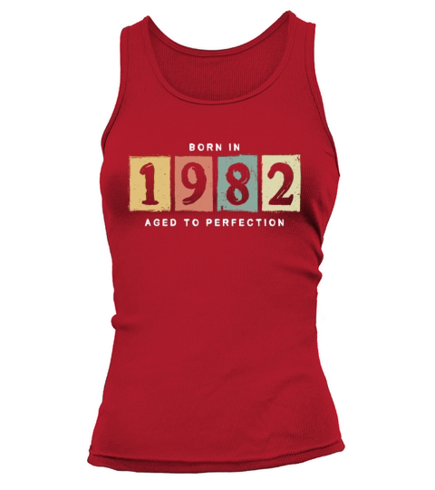 1982 Birthday vintage Gift Idea Women's Tank Top
