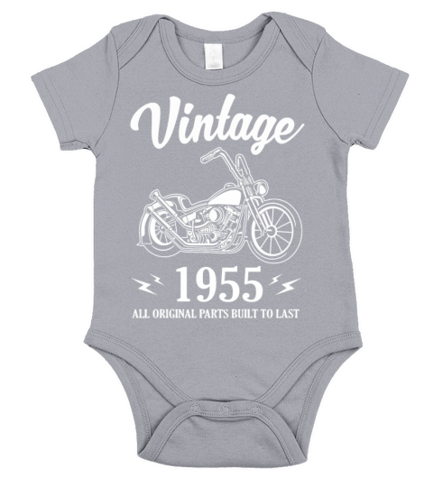 Vintage 1955 All Original Parts Built To Last Short Sleeve Baby One-Piece