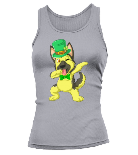 dabbing german shepherd st patricks day Women's Tank Top
